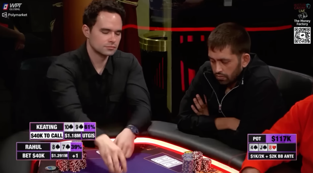 Analiza handa: Alan Keating osvojil 2,44 milijona dolarjev na Hustler Casino Live