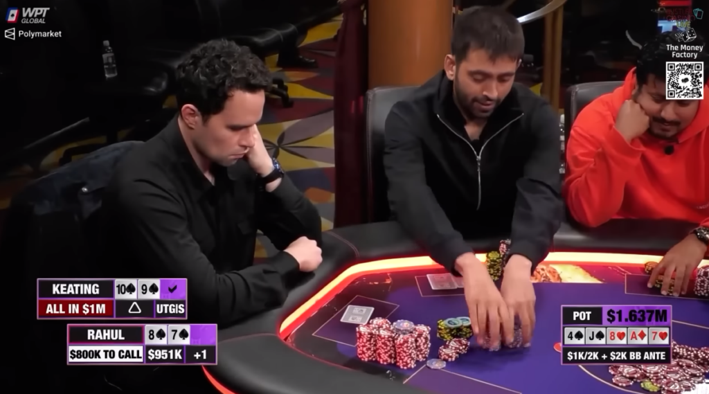 Analiza handa: Alan Keating osvojil 2,44 milijona dolarjev na Hustler Casino Live