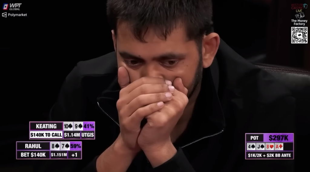 Analiza handa: Alan Keating osvojil 2,44 milijona dolarjev na Hustler Casino Live