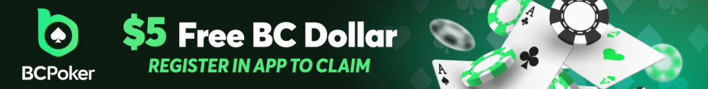 BCPoker Free $5