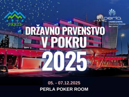 Slovensko državno prvenstvo v pokru 2025 decembra v Perli!