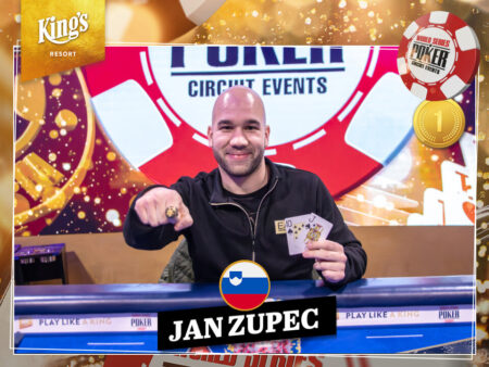 Izvrstni Jan Župec do svoje prvega zlatega WSOP Circuit prstana!