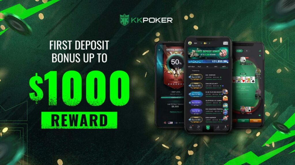 KKPoker Bonus za nakazilo