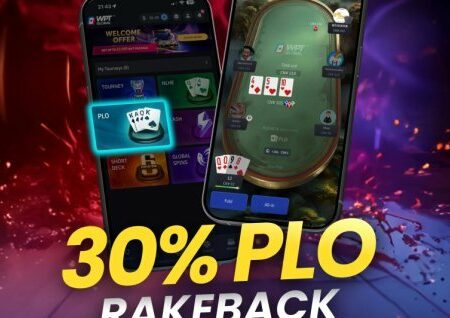 WPT Global ponuja 30 % rakebacka za vse PLO igralce – brez omejitev
