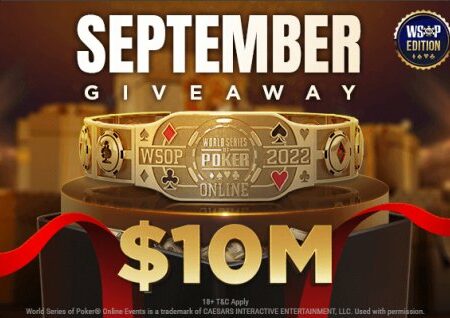 $10 milijonski septembrski WSOP giveaway na GG mreži