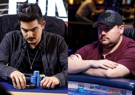 Omar Eljach in Shaun Deeb vodita pred finalko na glavnem turnirju WSOP Europe