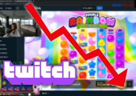 Gledanost igralnih avtomatov na Twitchu padlo za 87%