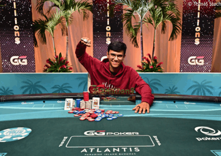 Samuel Mullur osvojil prvo zapestnico na WSOP Paradise $25,000 GGMillion$ High Roller Championship