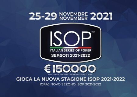 V Perli s prvo etapo začetek nove sezone Italian Series of Poker 2021/2022
