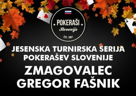 Gregor Fašnik zmagovalec slovenske jesenske serije!