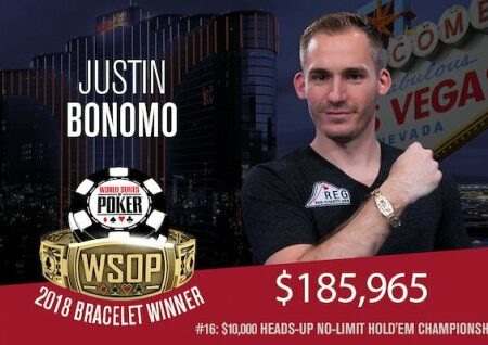 Neverjetni Justin Bonomo do svoje druge WSOP zapestnice