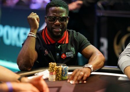 Kevin Hart skrivnostna znana oseba na Super High Roller Bowlu