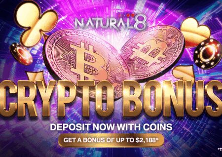 Na Natural8 sedaj na voljo 2.188 $ Bonusa za Kriptovalute