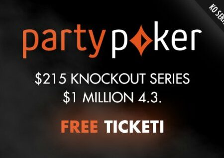 PartyPoker podarja novim in obstoječim igralcem karte za $215 $1M gtd turnir to nedeljo