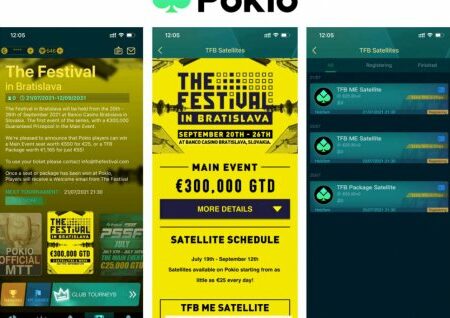 Na Pokio si lahko priigrate sedež na prvem poker festivalu v Bratislavi