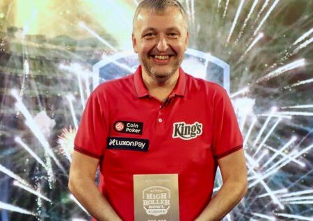 Tony G zmagovalec 25.000 $ Short Deck turnirja na Super High Roller Bowl Europe