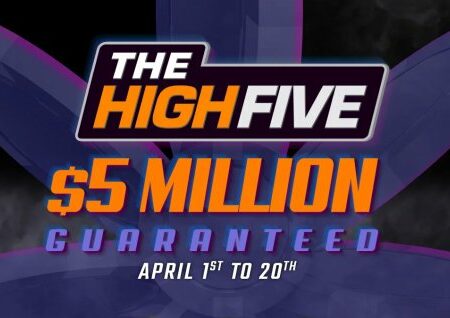 1. aprila začetek popularne 5 milijonske HIGH FIVE serije na PokerKing