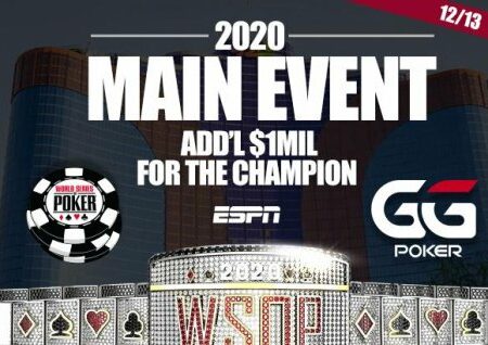 WSOP 2020 Main Event bo odigran tudi letos! Uvodni del ponovno na GG-ju.