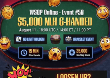 Nov dan in nova podeljena WSOP zapestnica na GG mreži