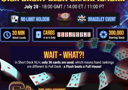 Mikita Badziakouski za las ob WSOP zapestnico