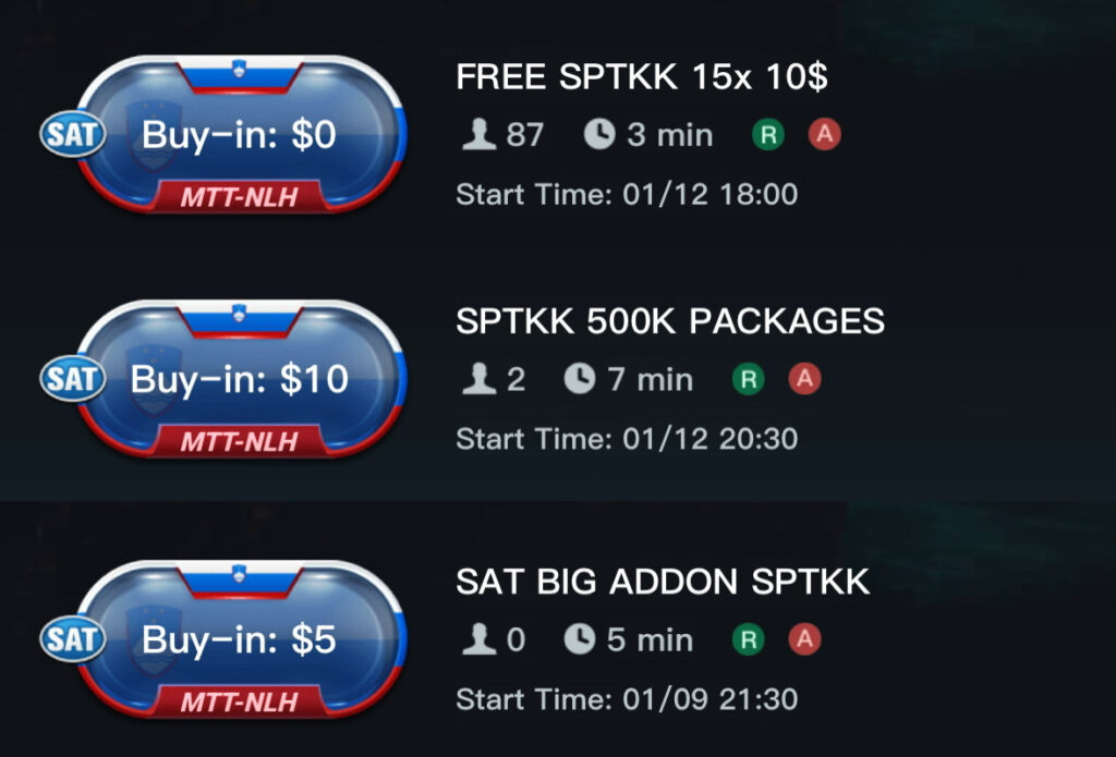 SPT Slovenian Poker Tour 2026 Rozvadov sateliti