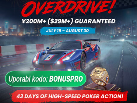 Turnir WPT Asia Series Overdrive prinaša 29 milijonov dolarjev in 13 prestižnih prstanov WPT