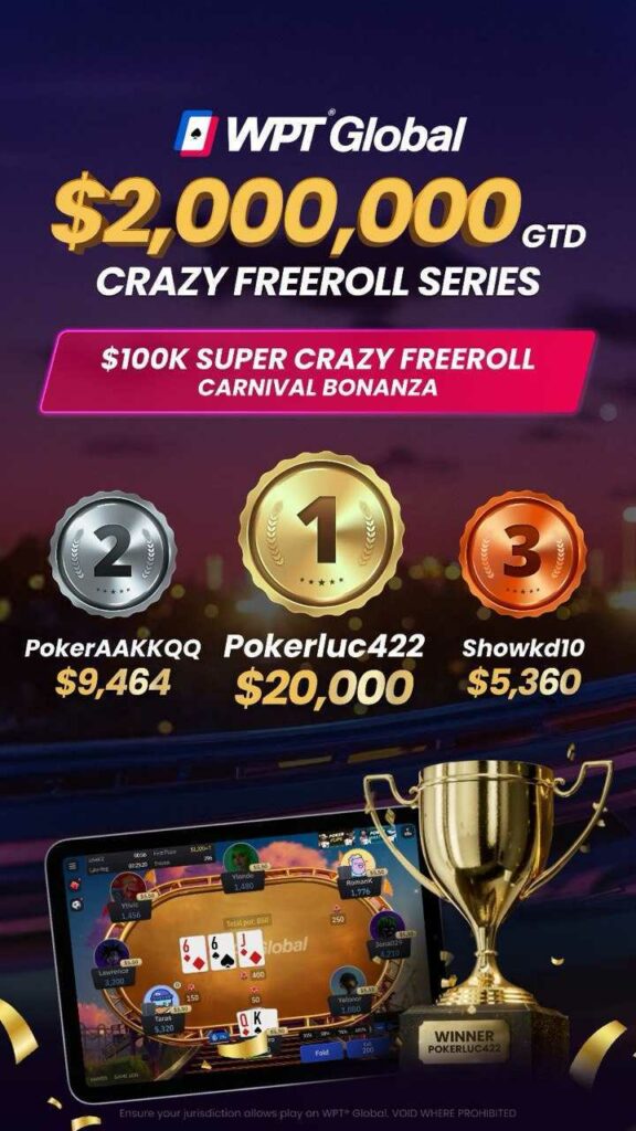 WPT Global Pokerluc422 Freeroll