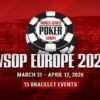 WSOP Europe 2026 se seli v Prago
